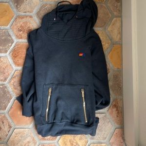 Aviator Nation ninja pullover hoodie M charcoal